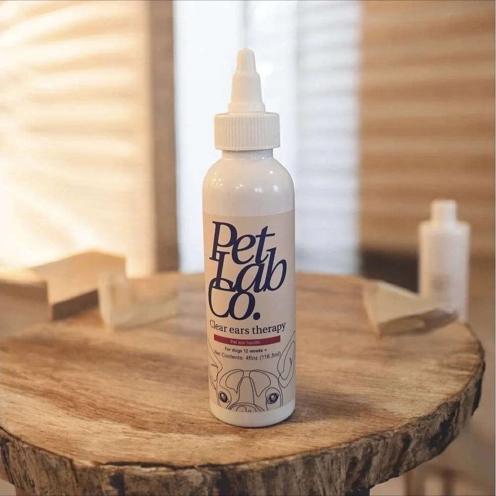 PetLab Co. Clear Ears Therapy Dog Ear Cleaner Solution 4 fl oz New Sealed